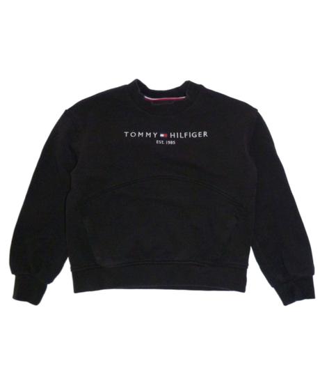 Tommy hilfiger černá mikina vel.128, tommy hilfiger,128