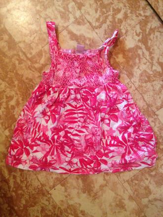 Dívčí tričko - tunička květy, dopodopo,86