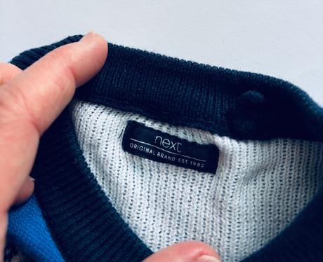 D79/ svetr vánoční zn. next - v.9/12 měs., 80