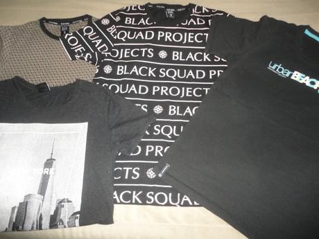 V top stavu triko black squad, vel. s/m, s