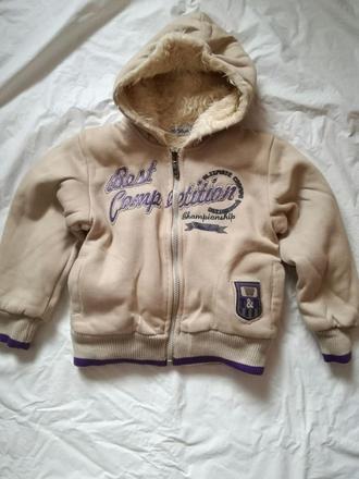 Super teplá mikina s kožichem, 122