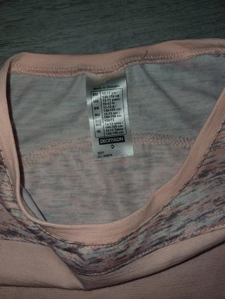 Sportovní tričko decathlon, vel 12/13 let, decathlon,152