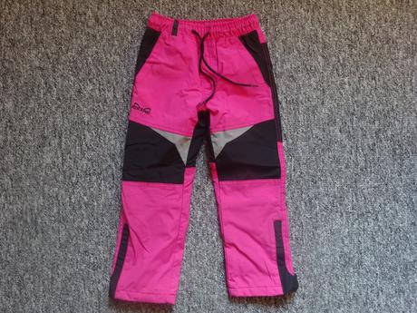 Zateplené kalhoty růžové, vel. 104, grace,104