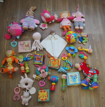 Hračky pro miminka fisher price, lamaze,