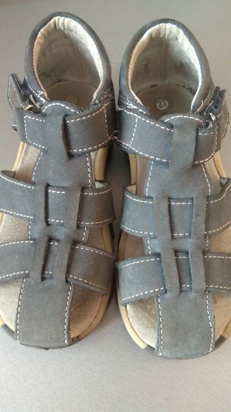 Super gear v. 27 kožené sandály, super gear,27