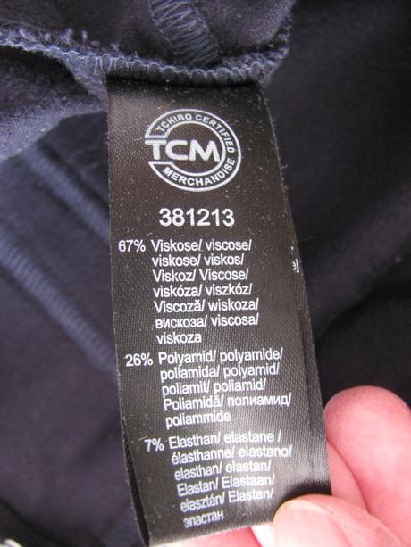 Tmavě modré strečové přiléhavé kotníkové kalhoty, tcm,38