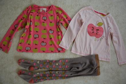 Trička a punčochy s jablíčkem, 104–116