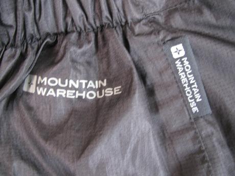 Černé volnočasové šusťákové podšité kalhoty, mountain warehouse,38