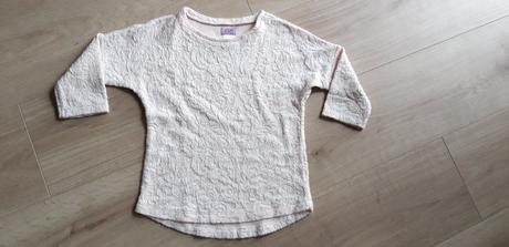 Tričko se srdíčky vel. 116 délka 50cm, šířka 34cm, f&f,116