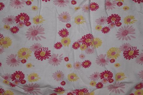 Dívčí tílko květy vel. 80 - 86, okay,80
