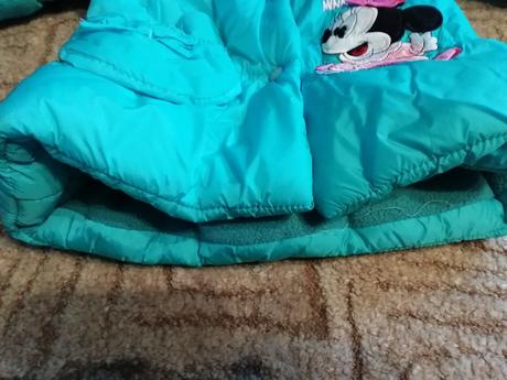 Azurová krásná bunda-zimní-2-4roky-krásný stav, 86