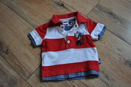 Tričko s límečkem "pepek námořník" (3-6 měsíců), 62