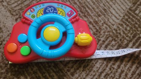 Hrací volant a auto se sklápěcí korbou, 