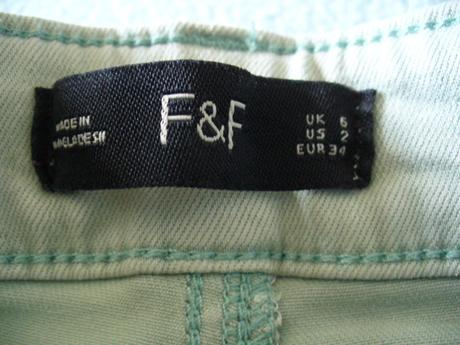 Pružné džíny zn. f&f vel. 34, f&f,152