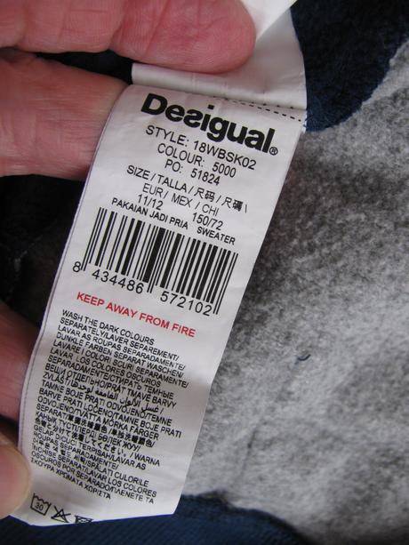 Skvělá bavlněná mikina s kapucí desigual v.146/152, desigual,152