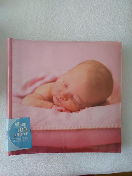 Nepoužité dětské fotoalbum na fotky k nalepení,
