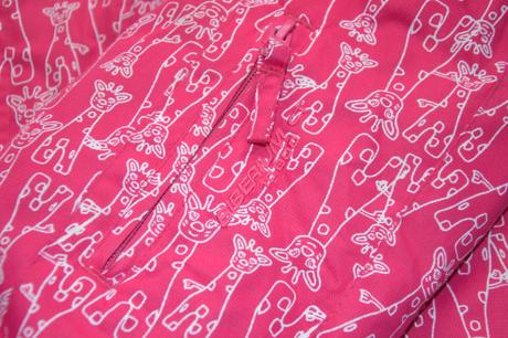 Lyžařská dívčí zimní bunda nepromokavá, envy,158