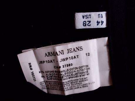 Čierne, armani,m