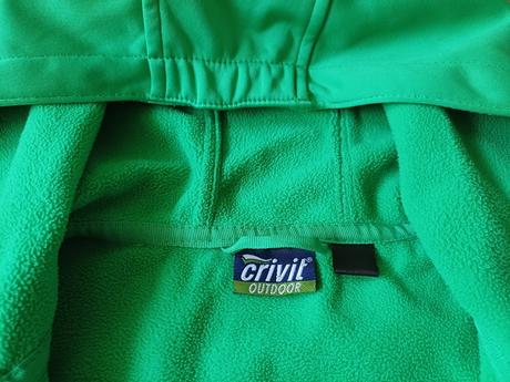 Zelená softshellová bunda, vel. s, 170, crivit,s