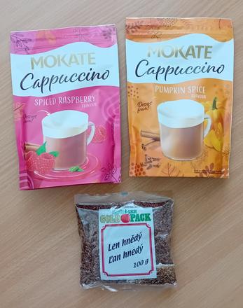 Cappucina,lněné semínka,