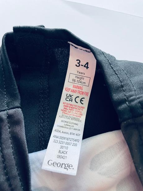 An2/ kostým kostlivec - v.3/4 roky,