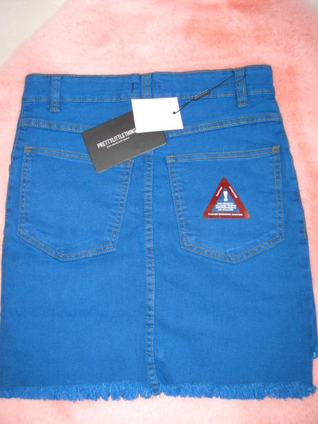 Džínová, elastická sukně-prettylittlething, 36