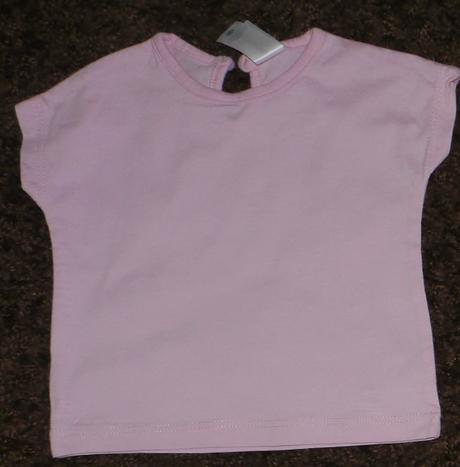 Ruzove bavlnene tricko, baby club,62