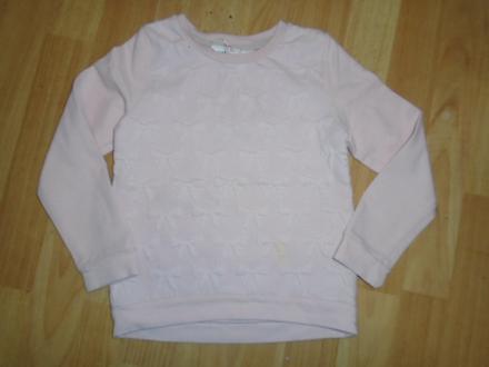 Mikina tričko mašličky 4-6 l 120 h&m, h&m,116