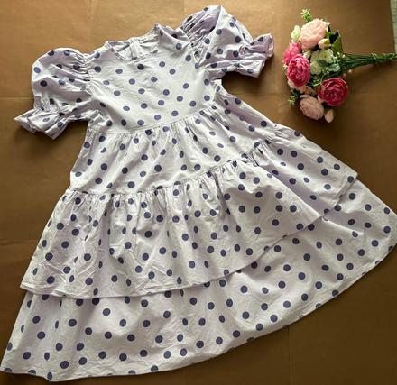 Ob/ šaty s puntiky - v.128, 128