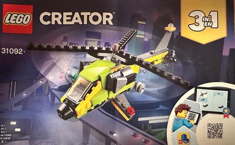 Lego creator 31092 dobrodružství s helikoptérou, 