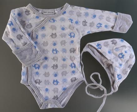 Body + čepička - vel.68, new baby,68