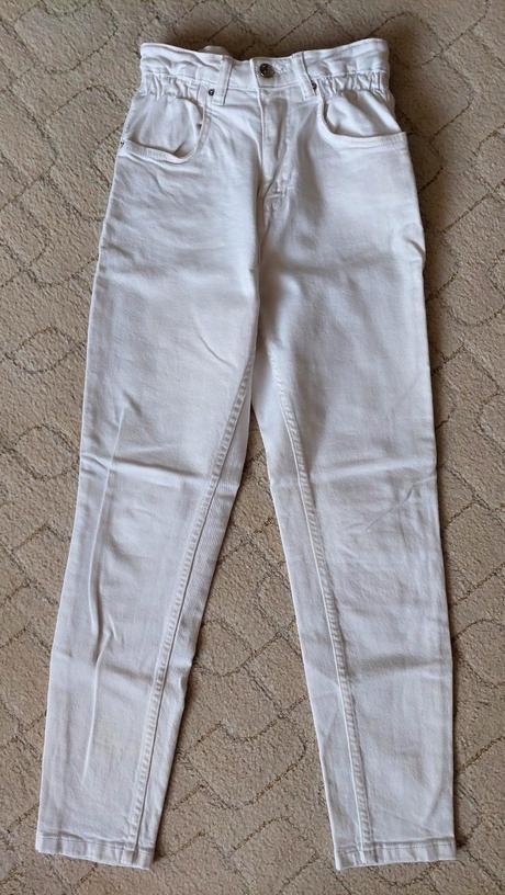 Bílé rifle sinsay, vel. s, sinsay,s