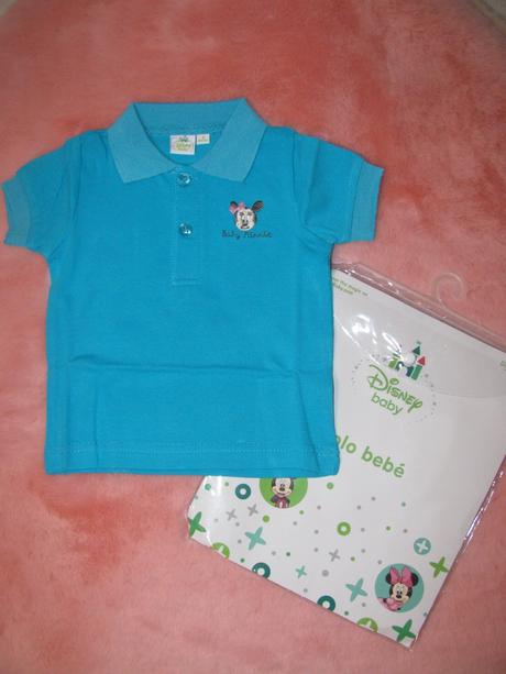 Tyrkysové polo tričko minnie, disney,68