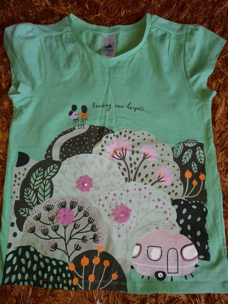 Tričko palomino zelené s obrázky c&a, palomino,140