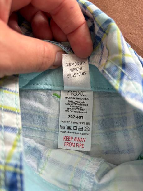 Kraťasy s laclem next - v.3/6 měs, next,68