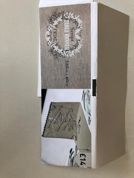 Úzký ubrus - běhoun zn.next,