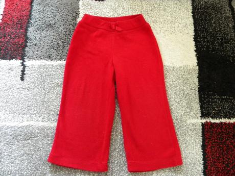 Slabé flaušové tepláky pro holčičku vel.86, 86