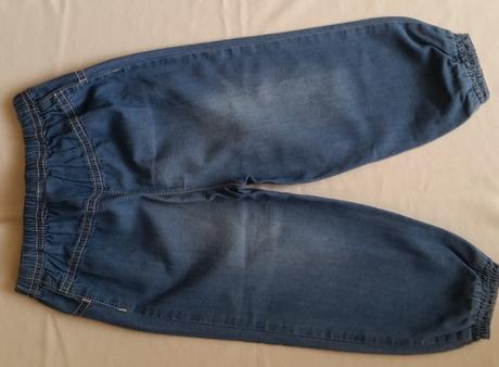 Dětské lehoučké rifličky, džíny, zn.f&f, vel.92, f&f,92