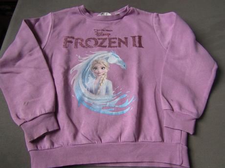 Mikina frozen ii pro holku vel.122/128 zn.h & m, h&m,122