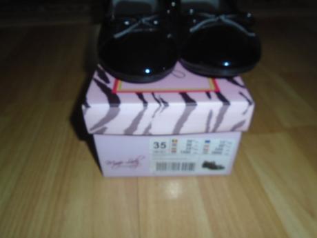 Baleriny vel 35 stélka 22,5 cm lakovky, 34 / 35