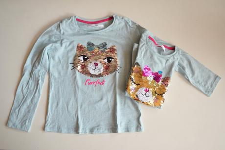 Bavlněná trička s přeměňovací kočičkou, marks & spencer,122