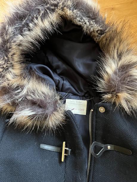 Krasný kvslitni, teplý, vlněný kabátek zara, zara,158