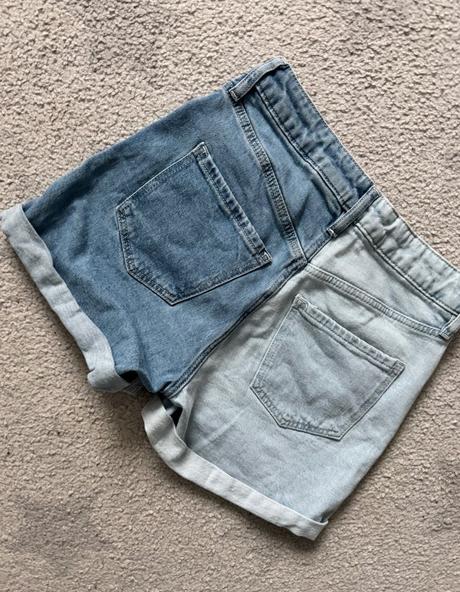 Džínové kraťasy hm, vel. 134, h&m,134
