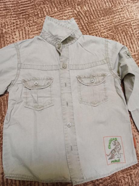 Plátěné kalhoty a košile, 104–116