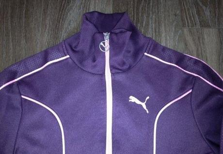 Fialová mikina puma, puma,s