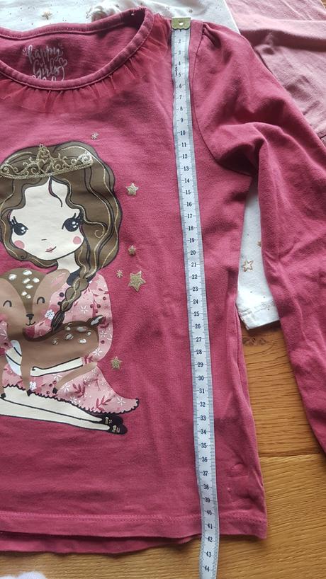 Sada 3 trik c&a s dlouhym rukavem vel 122-128, c&a,122