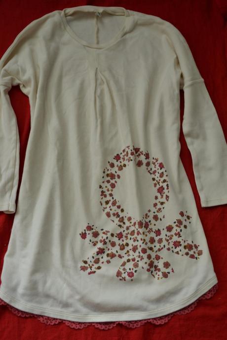 Šaty benetton na 4-6 let bavlna, benetton,110