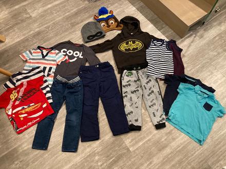 Mix oblečení 110, 104–116