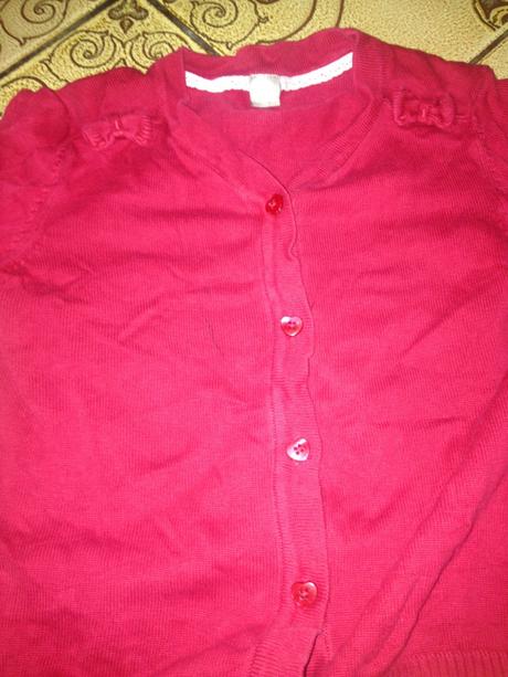 Dívčí svetr - svetřík srdíčka vel. 92 - 98, tu,92