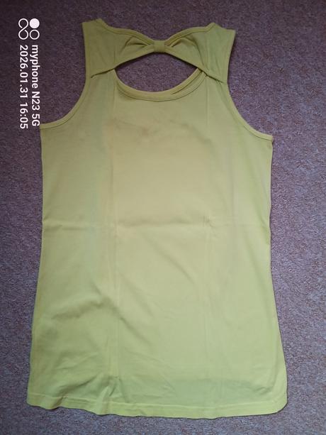 Tílko žluté zn."here+there c&a" vel."146-152", c&a,146